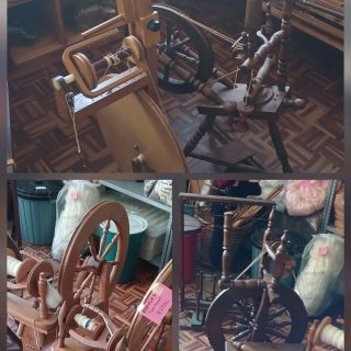 We still have a number of spinning wheels at the Member Shop. Imagine how peaceful sitting somewhere on a beautiful winters day spinning away with only the raw wool and your thoughts. Let us know if you are interested. 

Capeguildofweaversshop@gmail.com