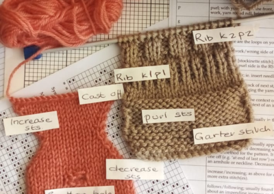knitting for beginners workshop stitches