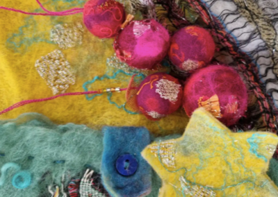 wet and needle felt workshop