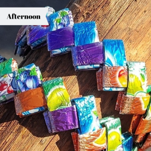 Paper Chain Weaving aka Candy Wrapper Weaving