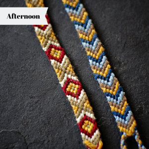 Colourwork Macramé: Friendship Bracelets