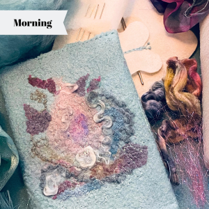 Create a Beautiful Wet Felted Notebook/ Needlebook Cover - Monday Workshop