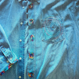 Slow Stitching Mending Afternoon